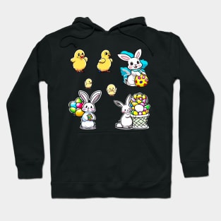 Easter Bunny Sticker Pack Hoodie